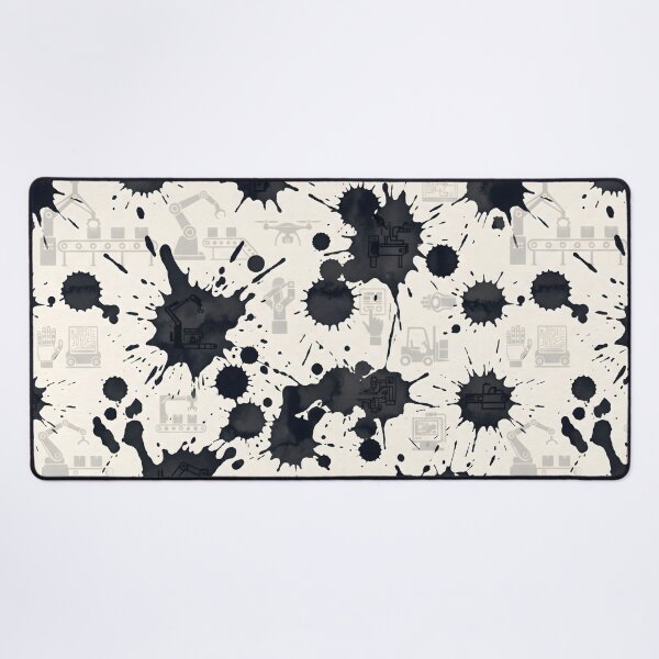 Item preview, Industrial Factory Robotics Ink Blot Pattern designed and sold by SplashTastic.