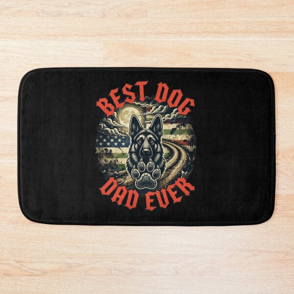Item preview, Best Dog Dad Ever German Shepherd American Flag designed and sold by GiaoCalonas.