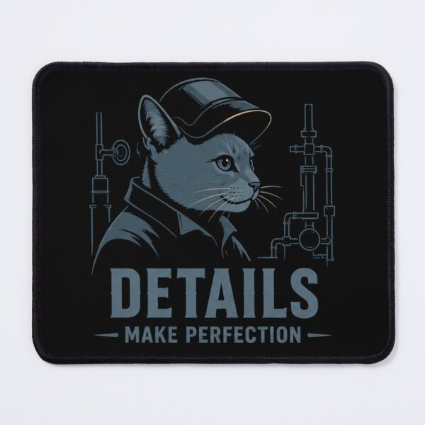 Item preview, Russian Blue Cat – Details Make Perfection Retro Sunset designed and sold by RusticMeadow.