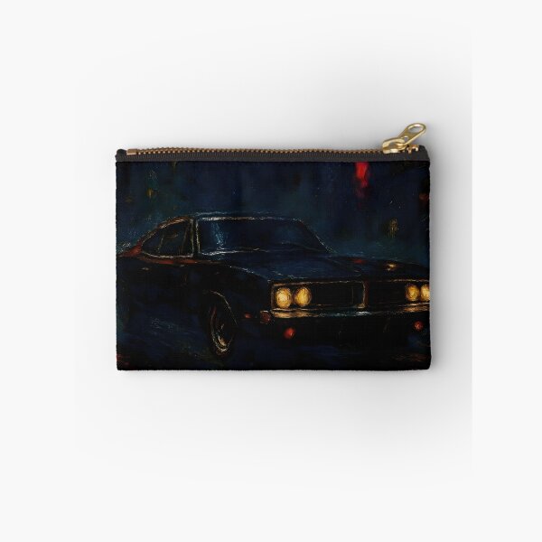 Item preview, Midnight Rebel Vintage Muscle Car Abstract Oil Painting - Classic Art designed and sold by Dhenin Studio.
