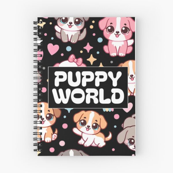Item preview, Puppy World - Cute Kawaii Pastel Chibi Puppies Pattern designed and sold by GenZFashion000.