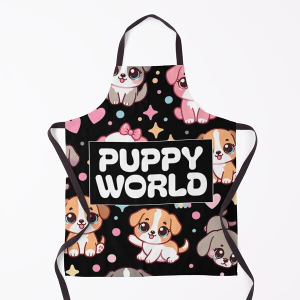 Item preview, Puppy World - Cute Kawaii Pastel Chibi Puppies Pattern designed and sold by GenZFashion000.