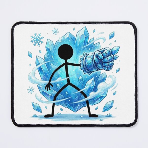 Item preview, Ice Crystal Power Stickman designed and sold by Interactive-Art.