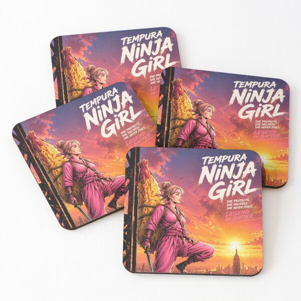Item preview, TEMPURA NINJA GIRL: The Cute & Strong Warrior designed and sold by Japan Cyberpunk Universe & Surreal Characters.