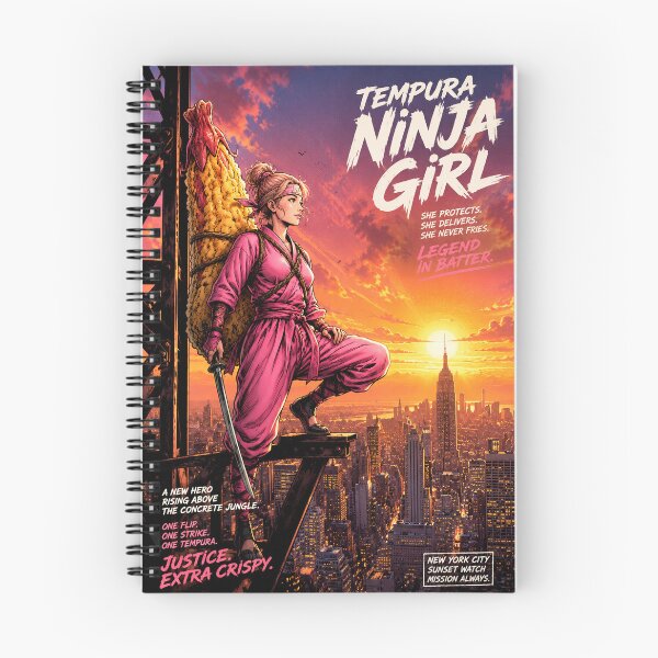 Item preview, TEMPURA NINJA GIRL: The Cute & Strong Warrior designed and sold by Japan Cyberpunk Universe & Surreal Characters.
