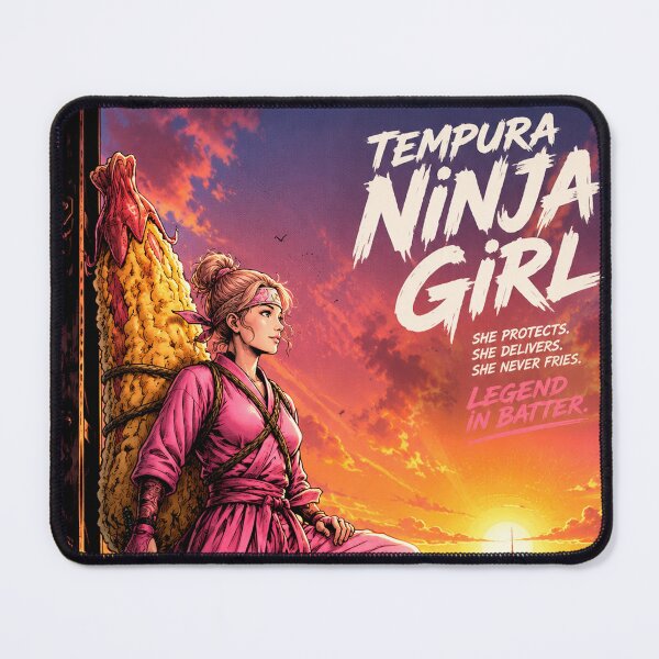 Item preview, TEMPURA NINJA GIRL: The Cute & Strong Warrior designed and sold by Japan Cyberpunk Universe & Surreal Characters.