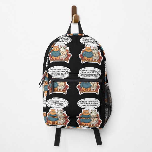 Item preview, Funny Cat Marriage Annoy For A Lifetime Relationship Humor designed and sold by DeliaDesignsCo.