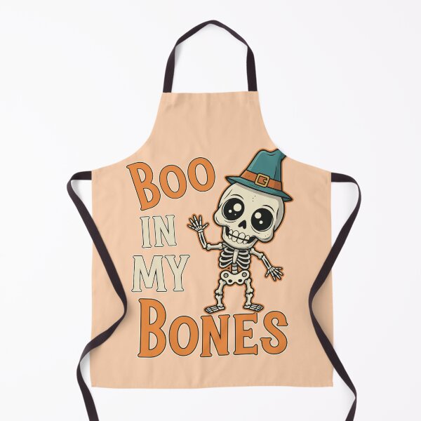 Item preview, Boo In My Bones Cute Halloween Skeleton designed and sold by Amir Faysal.