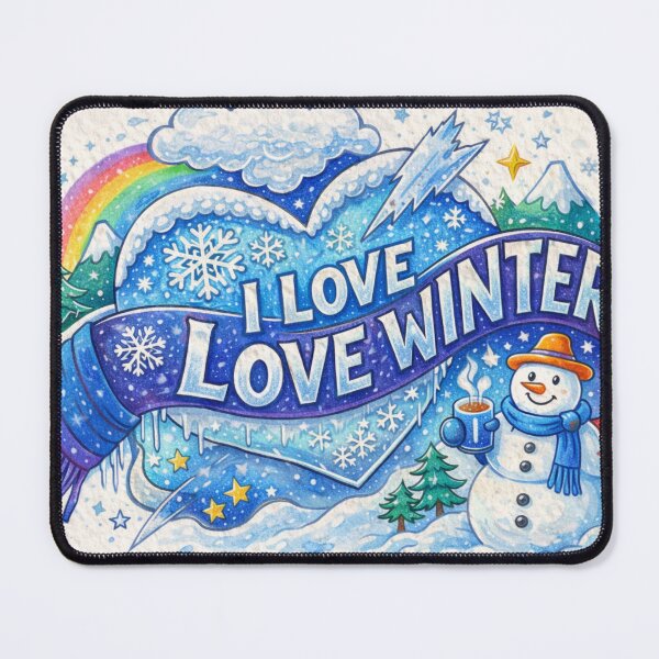 Item preview, I LOVE WINTER VIBES designed and sold by APRICOTMOON25.