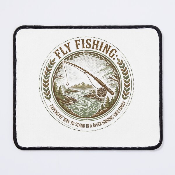 Item preview, Fly Fishing: Expensive Way To Stand In A River | Funny Angler Gift | Fishing Pun designed and sold by Neurospicy Trolls.