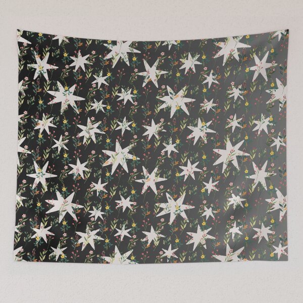 Item preview, Flower and Star pattern designed and sold by ZibaCentralShop.
