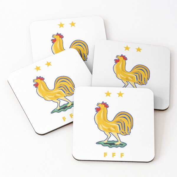Item preview, France National Football Team FFF Gallic Rooster Crest designed and sold by rasina787.