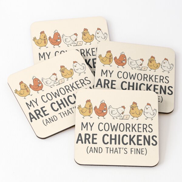 Item preview, My Coworkers Are Chickens designed and sold by Amir Faysal.