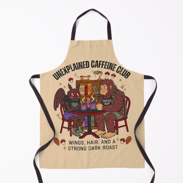 Item preview, Unexplained caffeine club; Wings, hair, and a strong dark roast designed and sold by Mimo & Co..