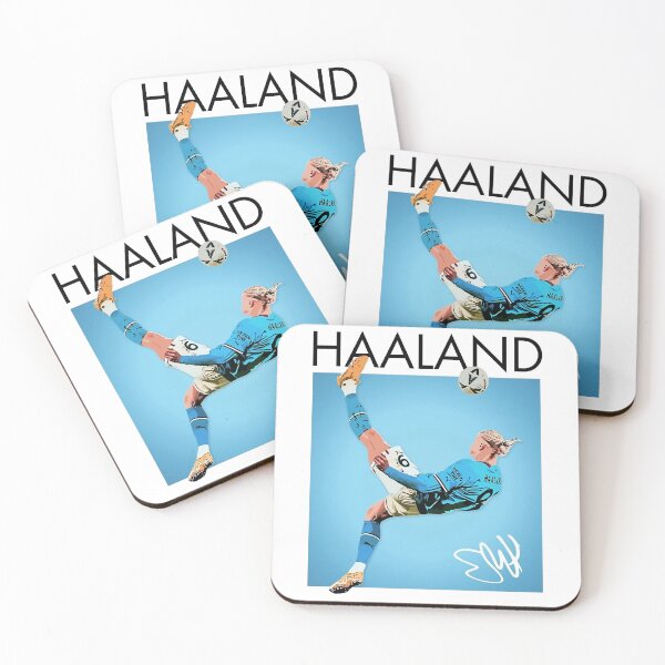Item preview, Erling Haaland Overhead Kick Art Illustration designed and sold by rasina787.