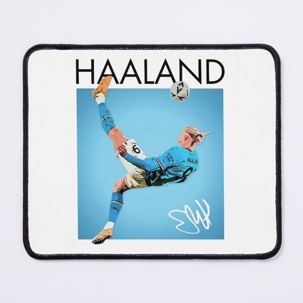 Item preview, Erling Haaland Overhead Kick Art Illustration designed and sold by rasina787.