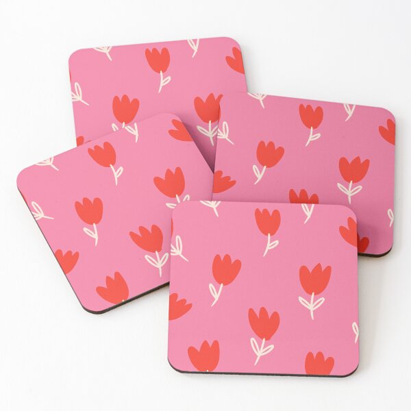 Item preview, Cute Tulip Pattern Pink Floral designed and sold by snoograpes.