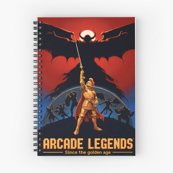 Item preview, Retro Arcade Knight vs Five Guardians - Pixel Art Poster designed and sold by EtermaoDigital.