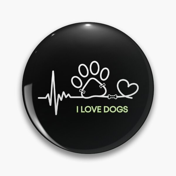 Item preview, Dog Heartbeat Lifeline Paw Print Art designed and sold by GiaoCalonas.