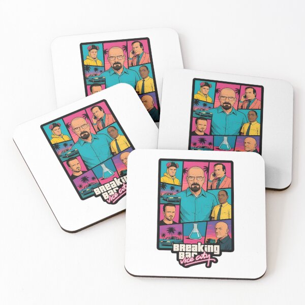 Item preview, Breaking Bad Vice City – Neon Pop Art Fusion designed and sold by Wawan35200.