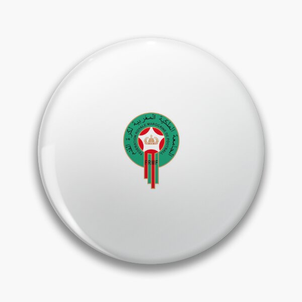 Item preview, Morocco National Football Team FRMF Round Crest designed and sold by rasina787.