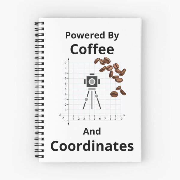 Item preview, Powered By Coffee And Coordinates Gift Idea For Land Surveyors designed and sold by Glitch-Cult.