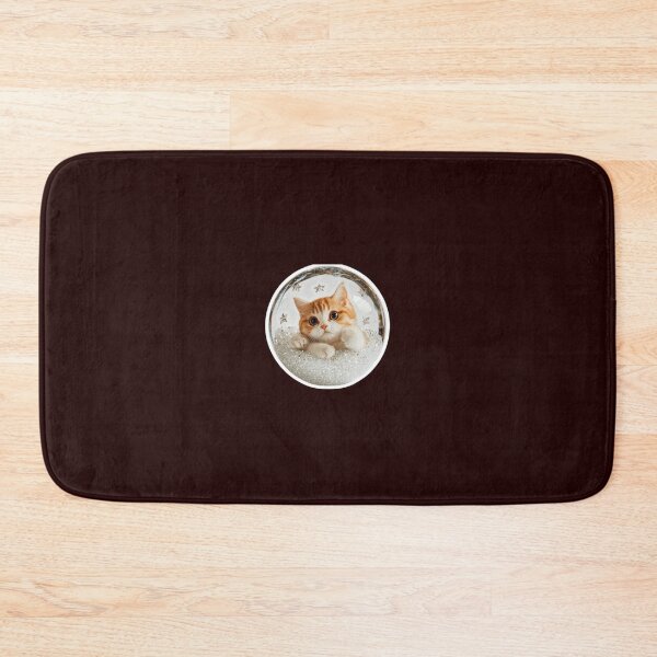 Item preview, Cute 3D Cat Crystal Glass Globe Aesthetic Sticker designed and sold by zenithdecalco.