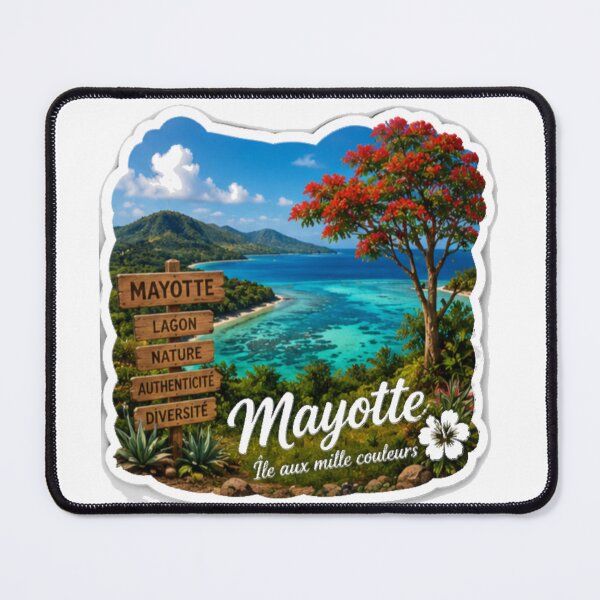 Item preview, Mayotte, the island of a thousand colors designed and sold by FoxinhoSoumaila.