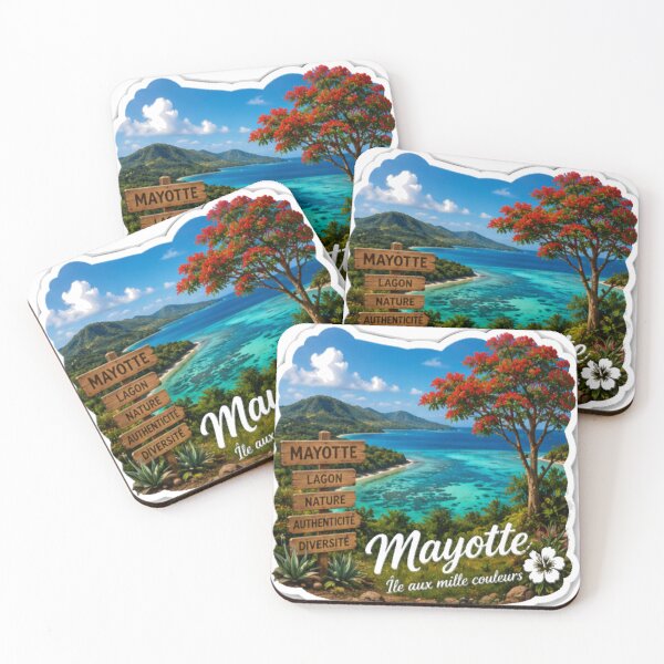 Item preview, Mayotte, the island of a thousand colors designed and sold by FoxinhoSoumaila.