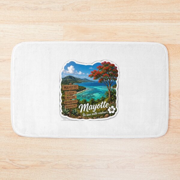 Item preview, Mayotte, the island of a thousand colors designed and sold by FoxinhoSoumaila.