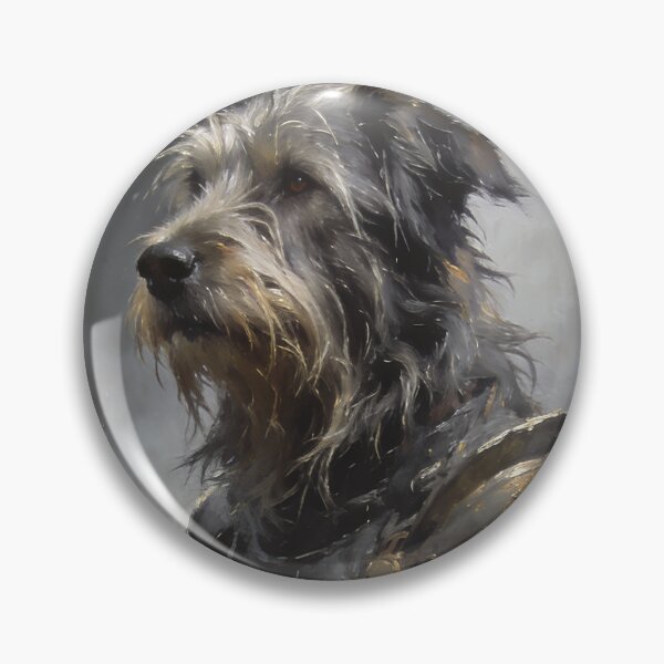 Item preview, Irish Wolfhound Medieval Knight Portrait Fantasy Warrior in Rain Dark Epic Art designed and sold by cr6zym1nd.