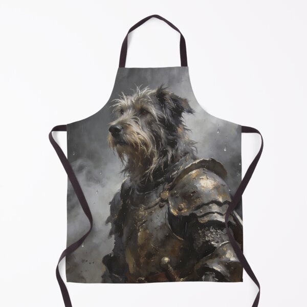 Item preview, Irish Wolfhound Medieval Knight Portrait Fantasy Warrior in Rain Dark Epic Art designed and sold by cr6zym1nd.