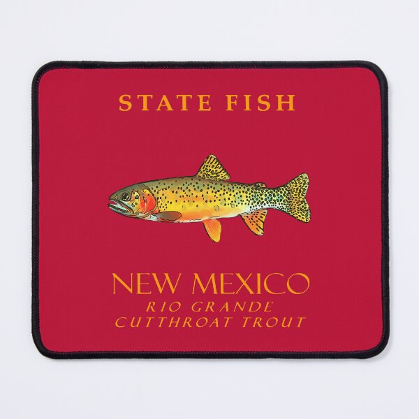 Item preview, New Mexico Territory Fish The Rio Grande Cutthroat Trout designed and sold by taiche.