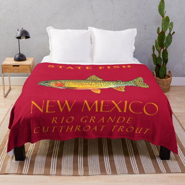Item preview, New Mexico Territory Fish The Rio Grande Cutthroat Trout designed and sold by taiche.