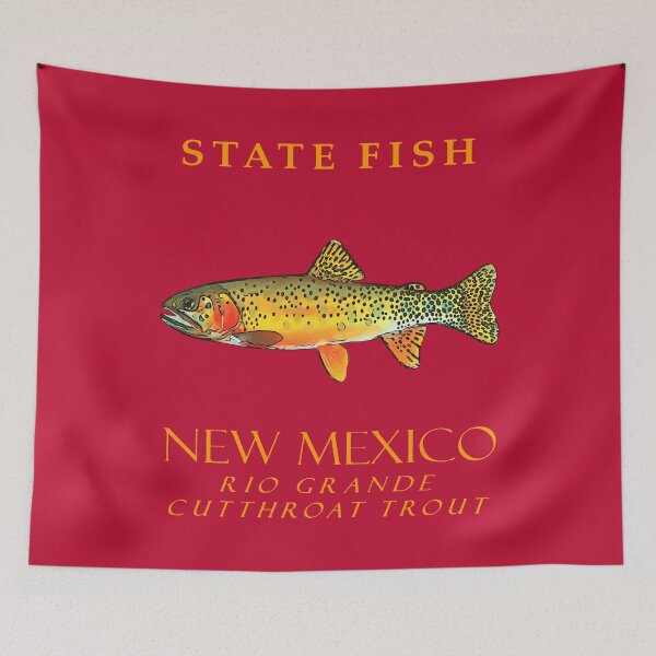Item preview, New Mexico Territory Fish The Rio Grande Cutthroat Trout designed and sold by taiche.