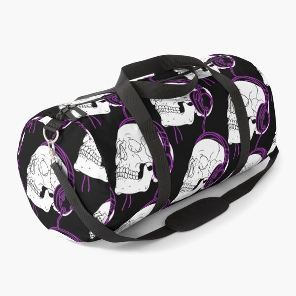 Item preview, Skull Streamer – Goth-Lite Gamer Magenta Headphones Design designed and sold by ShirtRemarks.