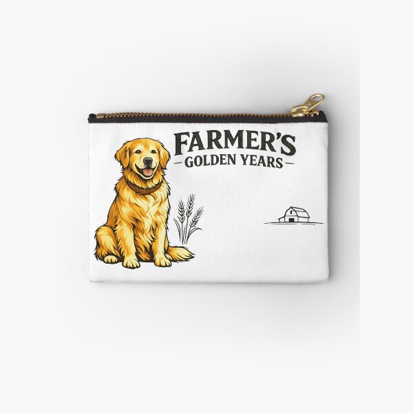 Item preview, Farmer's Golden Years Golden Retriever Farmhouse Dog Design designed and sold by Sahil Randhawa.