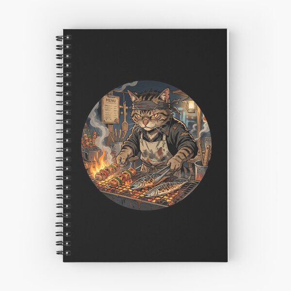 Item preview, Cat Grill Master designed and sold by Funny Vintage Stickers And T-Shirts.