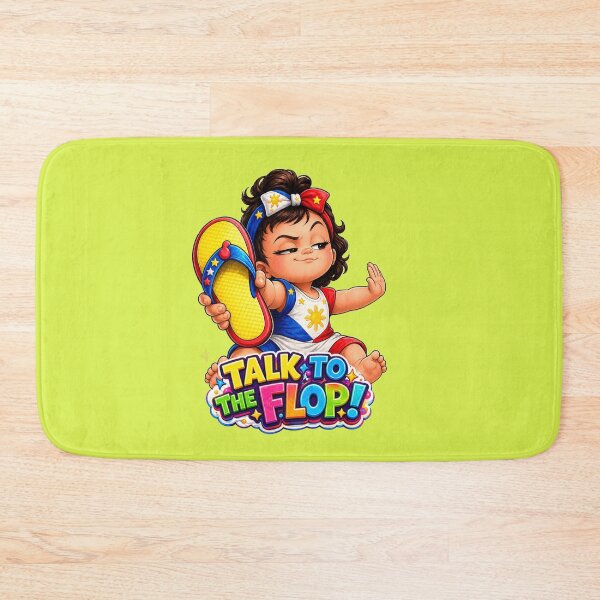 Item preview, Talk to the Flop! Cute Filipino Humor designed and sold by FlipFlopTeesCo.