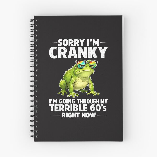 Item preview, Sorry I'm Cranky I'm Going Through My Terrible 60s Funny 60th Birthday Design designed and sold by kiralynstration.
