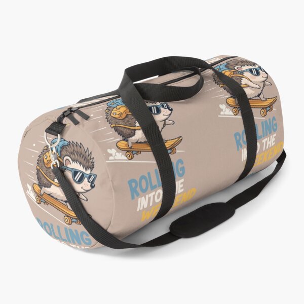 Item preview, Rolling Into The Weekend Cute Skater Hedgehog designed and sold by Amir Faysal.