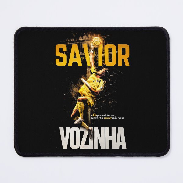 Item preview, Vozinha Cape Verde Goalkeeper Savior Football Poster designed and sold by rasina787.