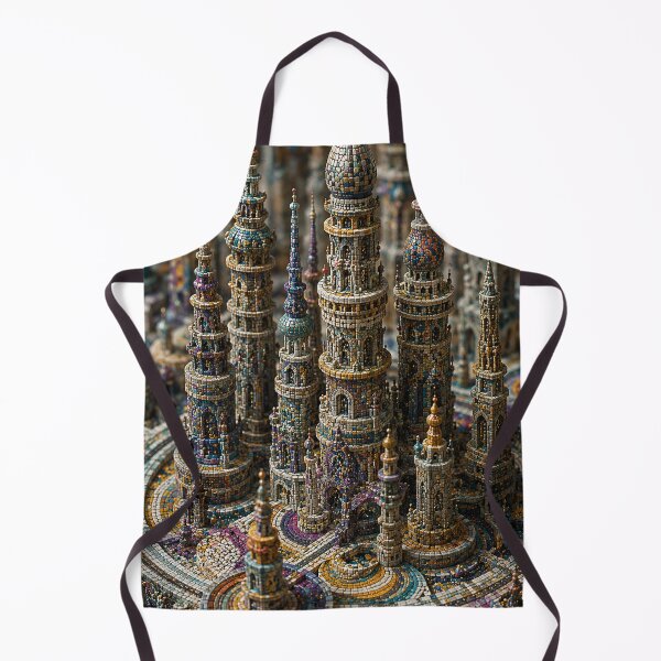 Item preview, Micro Mosaic Tower Dominion designed and sold by JcAbstractArt.