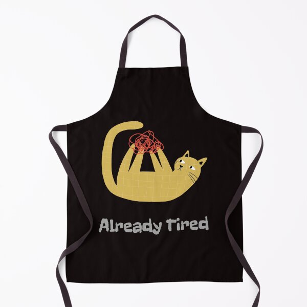 Item preview, Already Tired Cat – Burnout Reaction Cat Relatable Meme Design designed and sold by ContigoART.