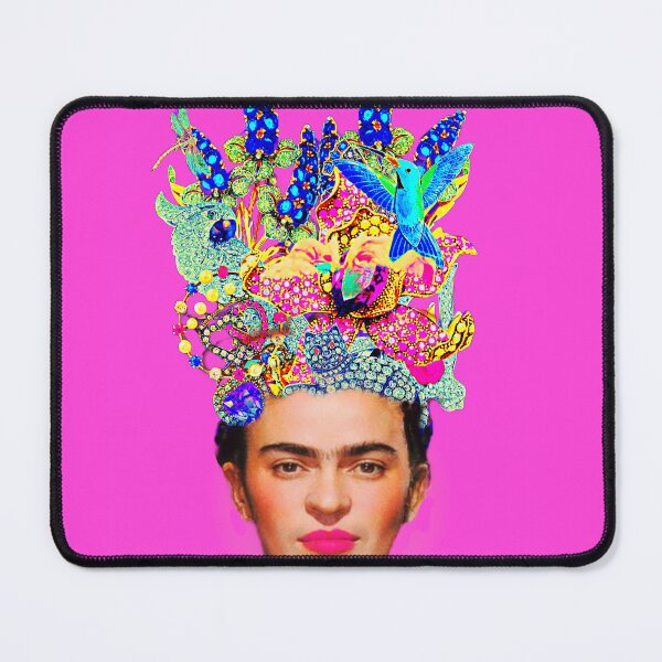 Item preview, Retrato de Frida Kahlo con tocado enjoyado designed and sold by FridaArtGallery.