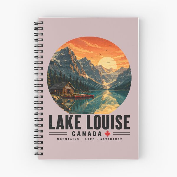 Item preview, Lake Louise Canada Vintage Mountain Lake Design  designed and sold by TAOptimus .
