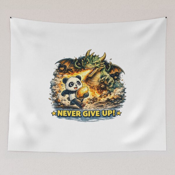 Item preview, Never Give Up Dragon T-Shirt designed and sold by SupernovaNote.