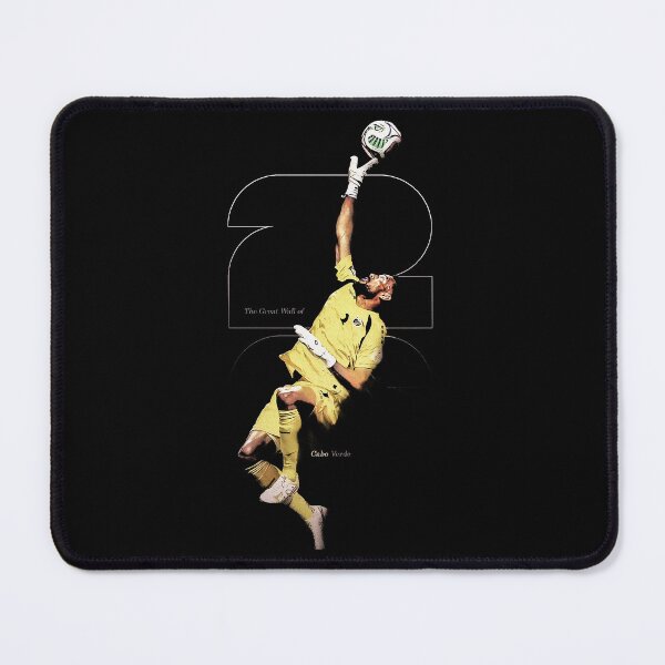 Item preview, The Great Wall of Cabo Verde Vozinha Goalkeeper Art designed and sold by rasina787.