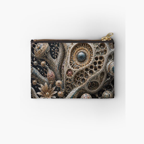 Item preview, Mosaic Organism – Biomechanical Coral Entity designed and sold by JcAbstractArt.