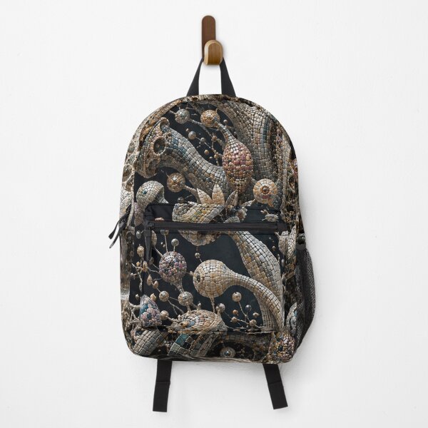 Item preview, Mosaic Organism – Biomechanical Coral Entity designed and sold by JcAbstractArt.